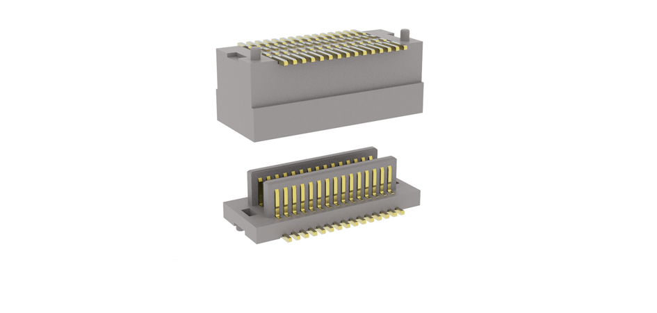 BT050系列0.50mm 双槽板对板连接器 合高3.0mm~8.3mm